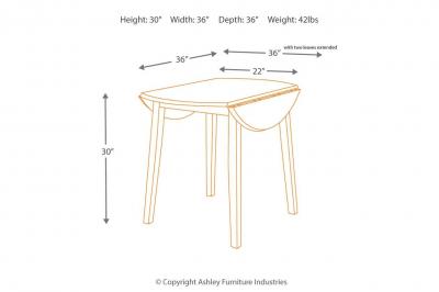 Ashley Hammis Dining Drop Leaf Extendable Table - D310-15