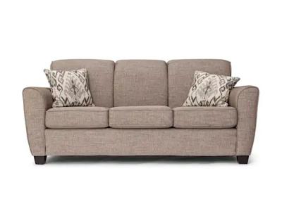 Décor-Rest Vernon Condo Sofa With Hardwood Frame In Pewter - Vernon Condo Sofa