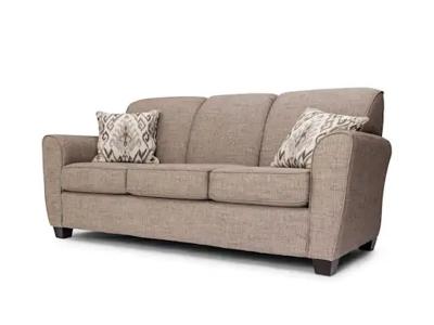 Décor-Rest Vernon Condo Sofa With Hardwood Frame In Pewter - Vernon Condo Sofa