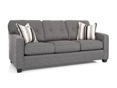 Décor-Rest Julie Sofa With 2 Pillows In Charcoal - Julie Sofa (Charcoal)
