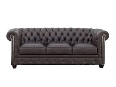 Décor-Rest Talia Sofa Sinuous Coil Spring In Charcoal - Talia Sofa (Charcoal)