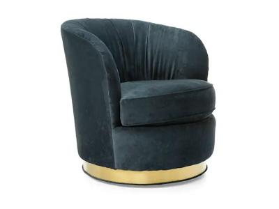 Décor-Rest Allison Swivel Chair in Capri Blueberry - Allison Swivel Chair