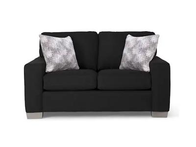 Décor-Rest Alessandra My Custom Loveseat in Ebony - Alessandra My Custom Loveseat (Ebony)