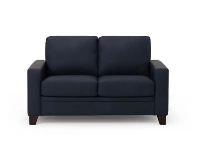 Palliser Creighton II My Custom Stationary Loveseat in Denver Blue - Creighton II My Custom Loveseat