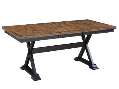 A-America Stormy Ridge Collection Gathering Height Trestle Table - STOBL6750