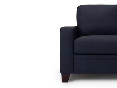 Palliser Creighton II My Custom Stationary Sofa In Denver Blue - Creighton II Stationary Sofa (Denver Blue)