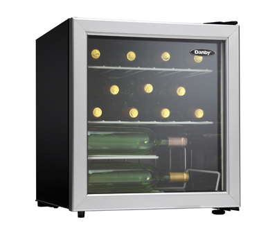 18" Danby Countertop Wine Cooler 17.00 Bottles - DWC172BLPDB