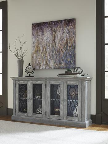Ashley Furniture Mirimyn Accent Cabinet T505-962 Antique Gray