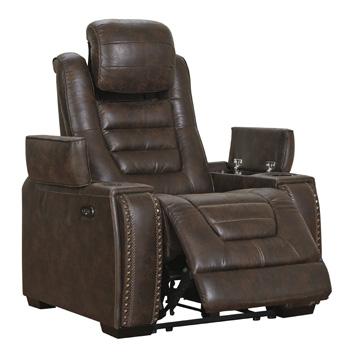 Ashley Furniture Game Zone PWR Recliner/ADJ Headrest 3850113C Bark