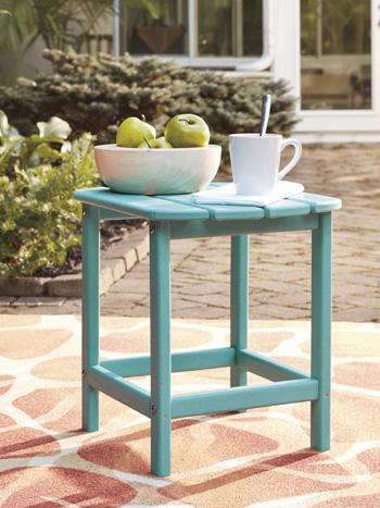 Ashley Furniture Sundown Treasure Rectangular End Table P012-703 Turquoise
