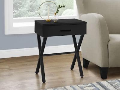 Monarch Cloe Accent Table in Black - Cloe Accent Table (Black)