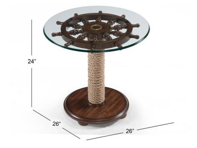 Magnussen Beaufort Round Accent End Table - T2214-35