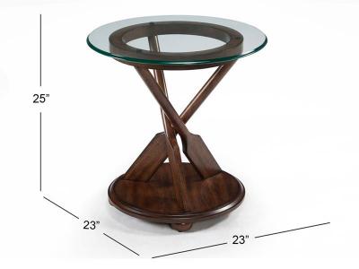 Magnussen Beaufort Round End Table - T2214-05