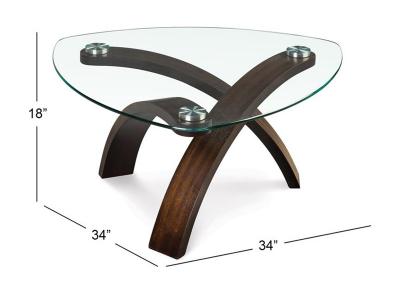 Magnussen Allure Pie Shaped Cocktail Table - T1396-65