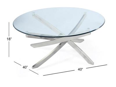 Magnussen Zila Round Cocktail Table  - T2050-45