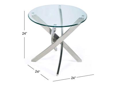 Magnussen Zila Round  End Table  - T2050-05