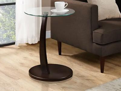 Monarch Boe Accent Table in Espresso - Boe Accent Table