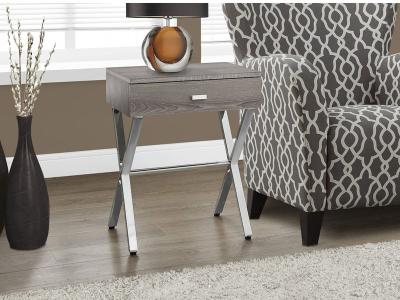 Monarch Xena Accent Table in Dark Taupe - Xena Accent Table