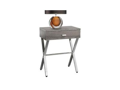 Monarch Xena Accent Table in Dark Taupe - Xena Accent Table