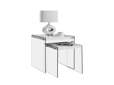 Monarch Elle Nesting Table in White - Elle Nesting Table (White)