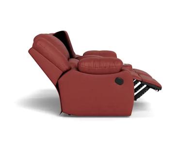 Palliser Mira Power Reclining Loveseat Console with Cupholder in Bali Currant - Mira Power Reclining Loveseat Console with Cupholder (Bali Currant)