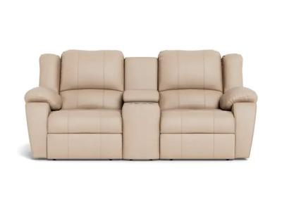 Palliser Mira Power Reclining Loveseat Console with Cupholder in Bali Harvest - Mira Power Reclining Loveseat Console with Cupholder (Bali Harvest)