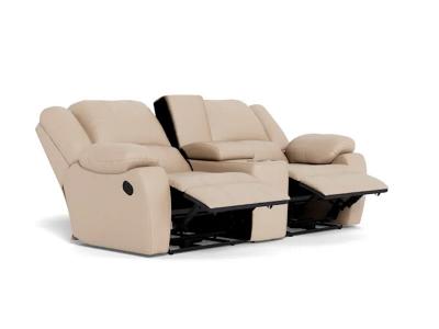 Palliser Mira Power Reclining Loveseat Console with Cupholder in Bali Harvest - Mira Power Reclining Loveseat Console with Cupholder (Bali Harvest)