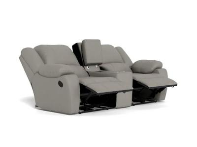 Palliser Mira Power Reclining Loveseat Console with Cupholder in Bali Marble - Mira Power Reclining Loveseat Console with Cupholder (Bali Marble)