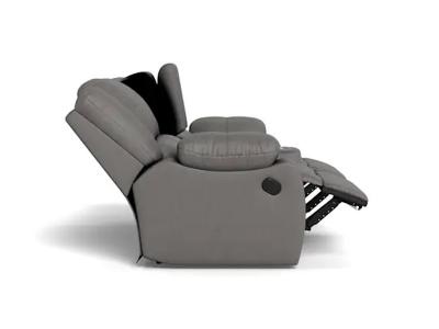 Palliser Mira Power Reclining Loveseat Console with Cupholder in Bali Rainstorm - Mira Power Reclining Loveseat Console with Cupholder (Bali Rainstorm)