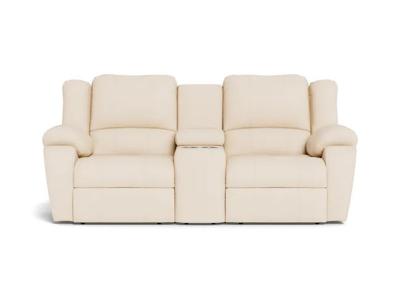 Palliser Mira Power Reclining Loveseat Console with Cupholder in Bali Silk - Mira Power Reclining Loveseat Console with Cupholder (Bali Silk)