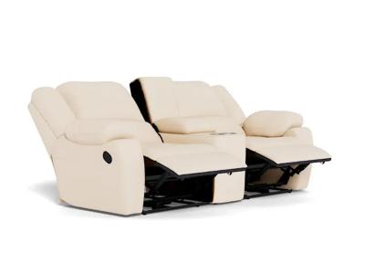 Palliser Mira Power Reclining Loveseat Console with Cupholder in Bali Silk - Mira Power Reclining Loveseat Console with Cupholder (Bali Silk)