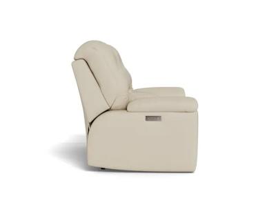 Palliser Keiran Power Reclining Loveseat with Power Headrest Power Lumbar and Console in Solana Tusk - Keiran Power Reclining Loveseat (Solana Tusk)