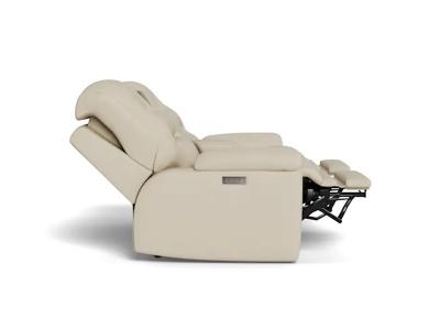 Palliser Keiran Power Reclining Loveseat with Power Headrest Power Lumbar and Console in Solana Tusk - Keiran Power Reclining Loveseat (Solana Tusk)