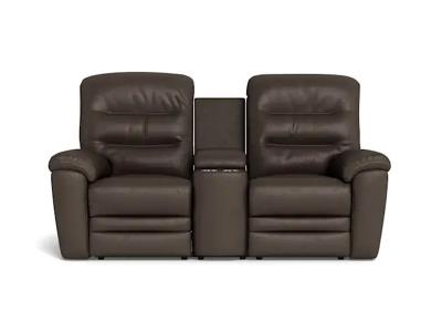 Palliser Keiran Power Reclining Loveseat with Power Headrest Power Lumbar and Console in Solana Mountain - Keiran Power Reclining Loveseat (Solana Mountain)