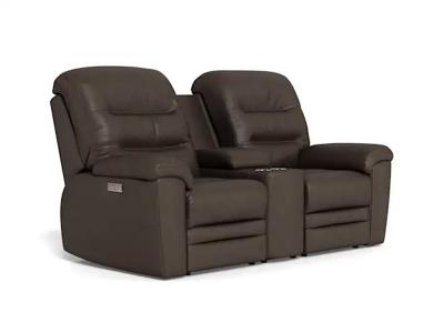 Palliser Keiran Power Reclining Loveseat with Power Headrest Power Lumbar and Console in Solana Mountain - Keiran Power Reclining Loveseat (Solana Mountain)