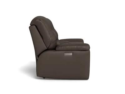 Palliser Keiran Power Reclining Loveseat with Power Headrest Power Lumbar and Console in Solana Mountain - Keiran Power Reclining Loveseat (Solana Mountain)