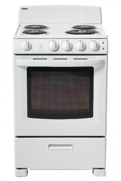 24" Danby 2.9 Cu. Ft. Single Oven Electric Range - DER244WC