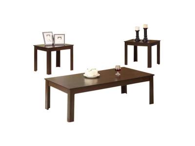 Monarch Linton 3 Pack Tables in Espresso - Linton 3 Pack Tables