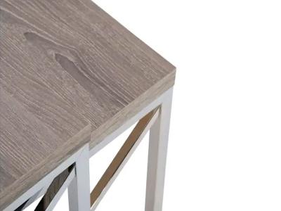 Monarch Sturdy X Nesting Table in Dark Taupe - Sturdy X Nesting Table (Dark Taupe)
