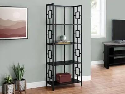 Monarch Emery Bookcase in Black - Emery Bookcase (Black)