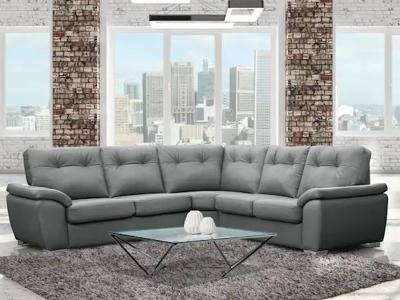 Podium Silas Symmetrical 3 Piece Sectional in Titane Anthracite - Silas 3 Piece Sectional