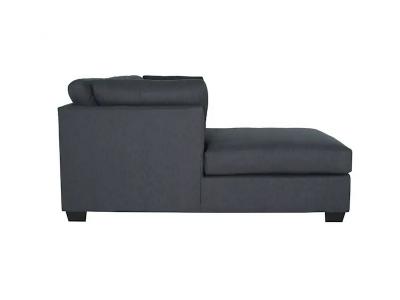 Podium Stephanie Left Facing 2 Piece Sectional in Charcoal - Stephanie 2 Piece Sectional