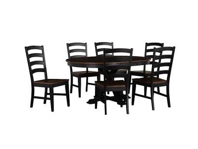 A-America Stormy Ridge 5 Piece Dining in Chicory/Slate Black - Stormy Ridge 5Piece Dining(Chicory)