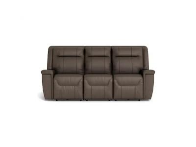 Palliser Strata Power Reclining Sofa With Power Toggle Switch - Strata Power Reclining Sofa (Bali Carob)