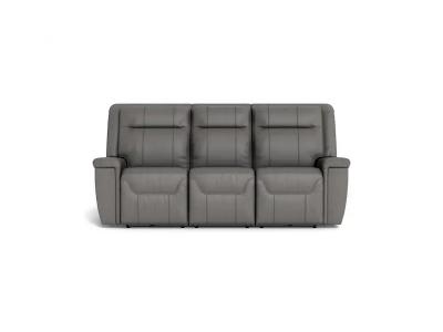 Palliser Strata Power Reclining Sofa With Power Toggle Switch - Strata Power Reclining Sofa (Bali Rainstorm)