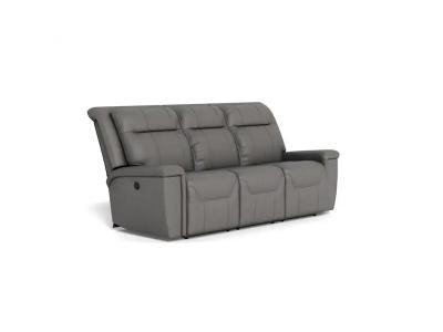 Palliser Strata Power Reclining Sofa With Power Toggle Switch - Strata Power Reclining Sofa (Bali Rainstorm)