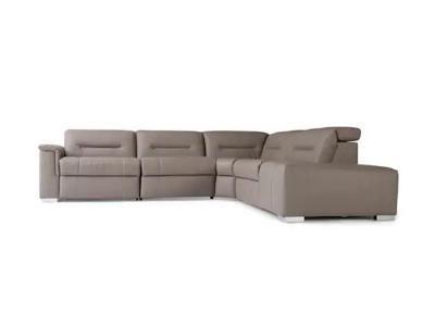 Palliser Keoni 4 Piece Right Facing Power Sectional in Dillon Stratus - Keoni 4Piece Sectional(Right)