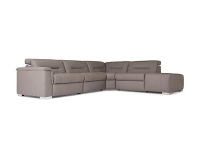 Palliser Keoni 4 Piece Right Facing Power Sectional in Dillon Stratus - Keoni 4Piece Sectional(Right)