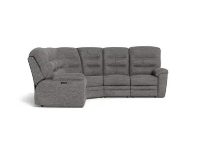 Palliser Keiran Symmetrical 5 Piece Power Reclining Sectional in Sanctuary Smoke - Keiran 5Piece Sectional(Sanctuary Smoke)