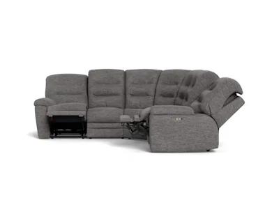 Palliser Keiran Symmetrical 5 Piece Power Reclining Sectional in Sanctuary Smoke - Keiran 5Piece Sectional(Sanctuary Smoke)